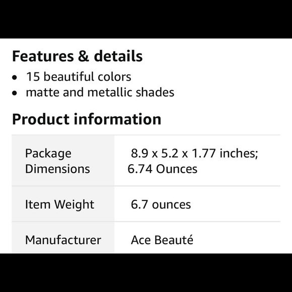 Ace Beaute Nostalgia - Eyeshadow Pallete - Picture 4 of 4